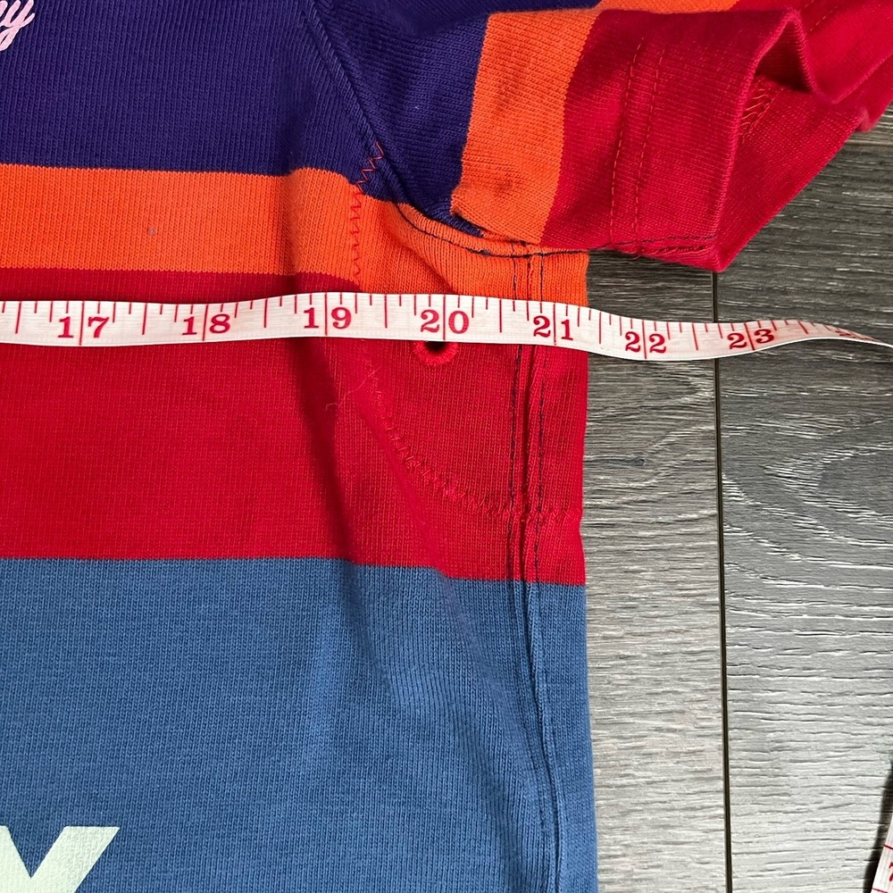 J Crew Vintage Oarsman Rugby Polo Medium Heritage 90s Y2K Coastal Ivy Prep - Picture 7 of 8